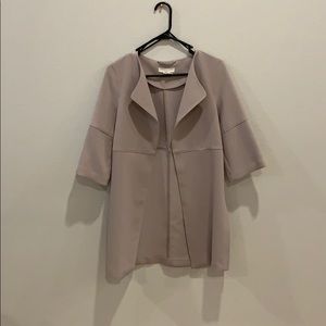 HM mauve quarter sleeve cover-up